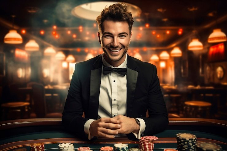 Monopoly Live host dan roda putar interaktif di permata slot